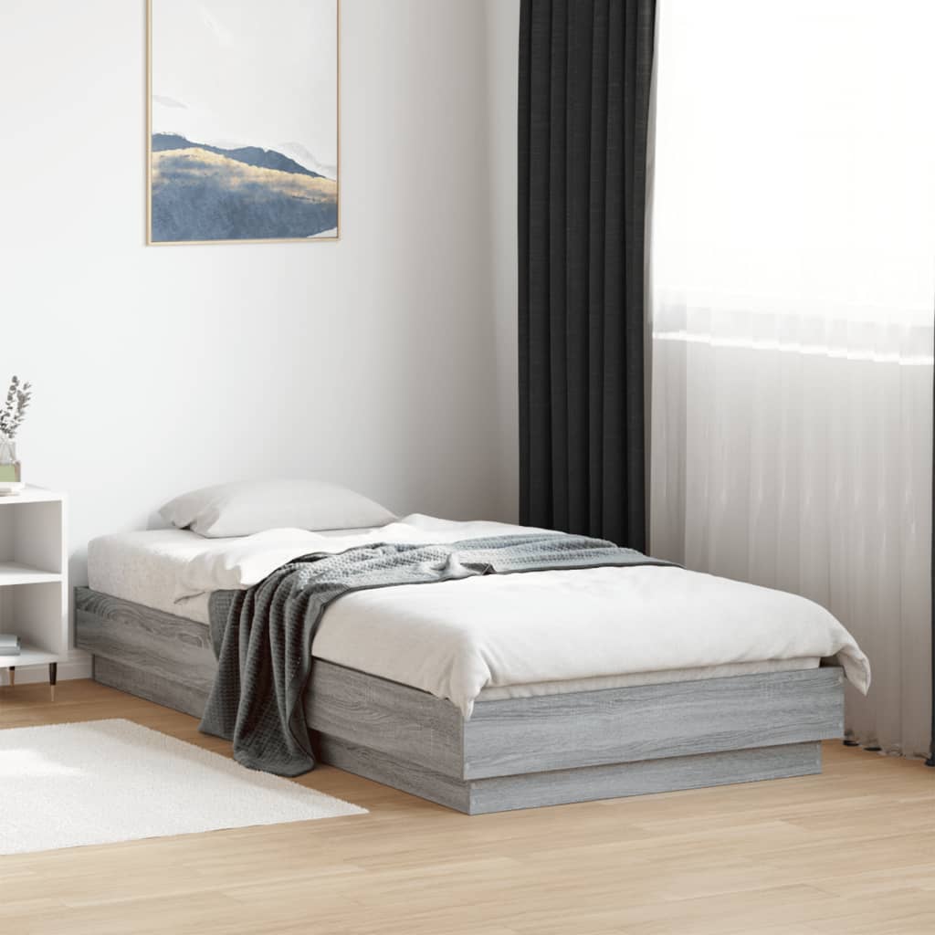 Giroletto Grigio Sonoma 75x190 cm in Legno Multistrato | homemem39
