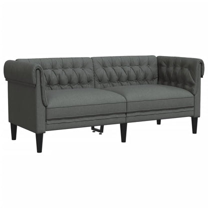 Set di Divani 3 pz Grigio Scuro in Tessuto | homemem39