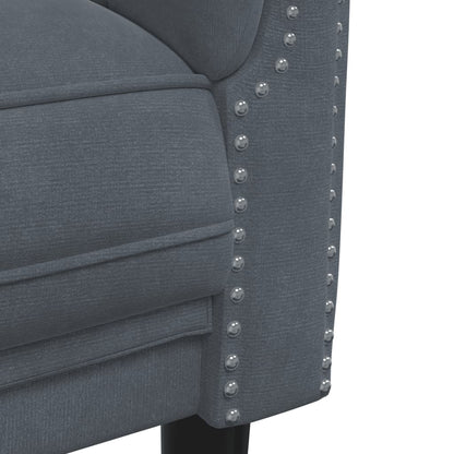 Set di Divani 2 pz Grigio Scuro in Velluto | homemem39