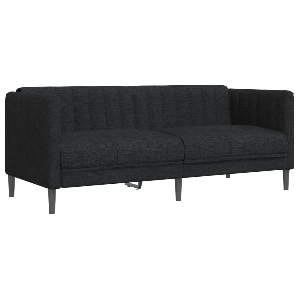 Set d Divani 3 pz Nero in Tessuto | homemem39