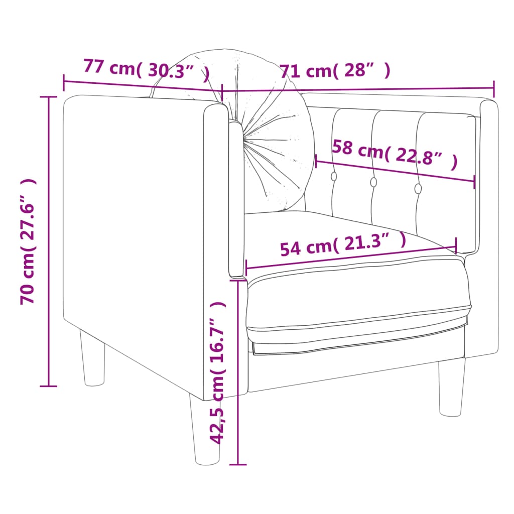 Set di Divani 3 pz con Cuscini Grigio Scuro in Velluto | homemem39