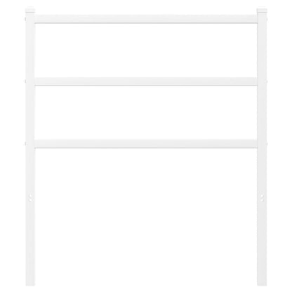 Testiera in Metallo Bianco 80 cm - homemem39