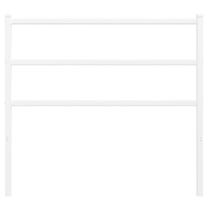 Testiera in Metallo Bianco 107 cm - homemem39