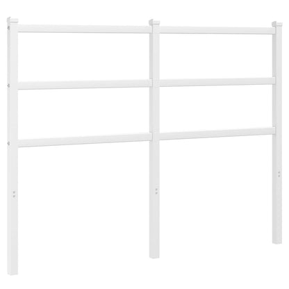 Testiera in Metallo Bianco 120 cm - homemem39