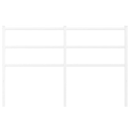 Testiera in Metallo Bianco 135 cm