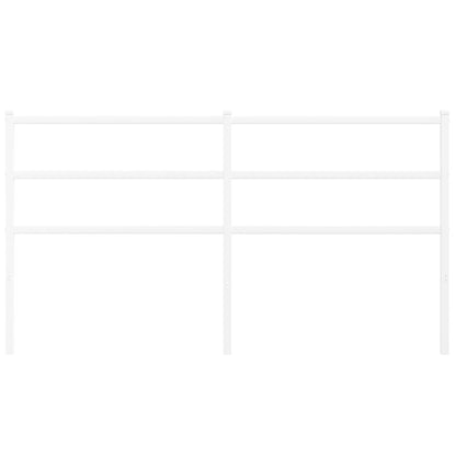 Testiera in Metallo Bianco 150 cm - homemem39