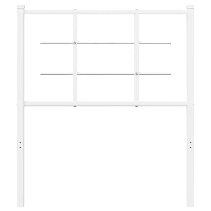 Testiera in Metallo Bianco 75 cm - homemem39