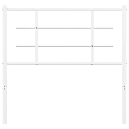 Testiera in Metallo Bianco 100 cm - homemem39