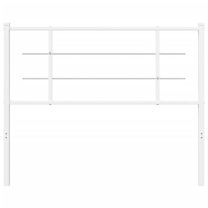 Testiera in Metallo Bianco 107 cm - homemem39