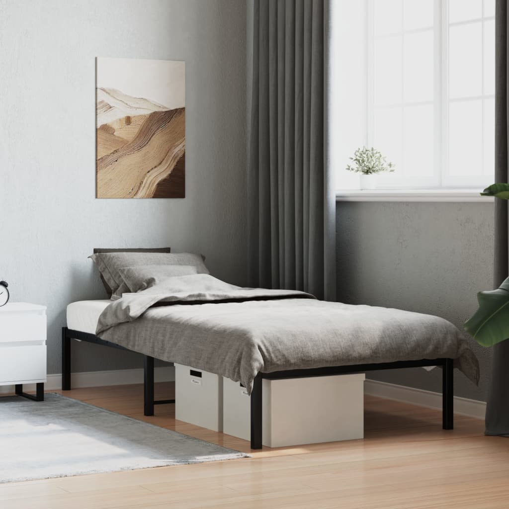 Giroletto in Metallo Nero 90x190 cm
