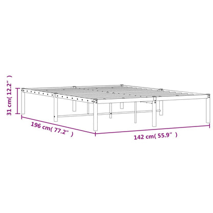 Giroletto in Metallo Nero 135x190 cm | homemem39