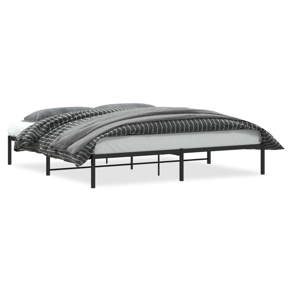 Giroletto in Metallo Nero 200x200 cm | homemem39