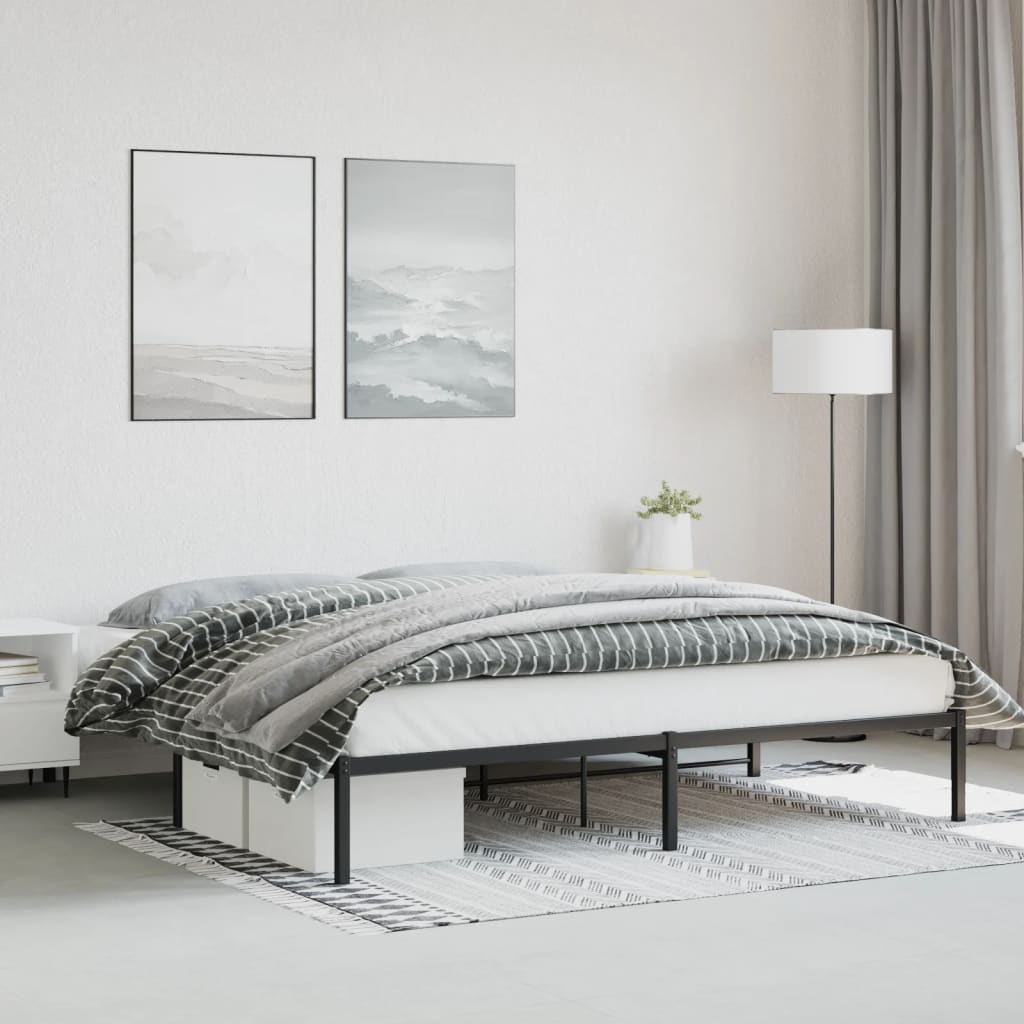 Giroletto in Metallo Nero 200x200 cm | homemem39