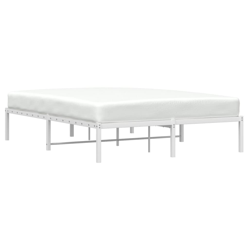 Giroletto in Metallo Bianco 135x190 cm - homemem39