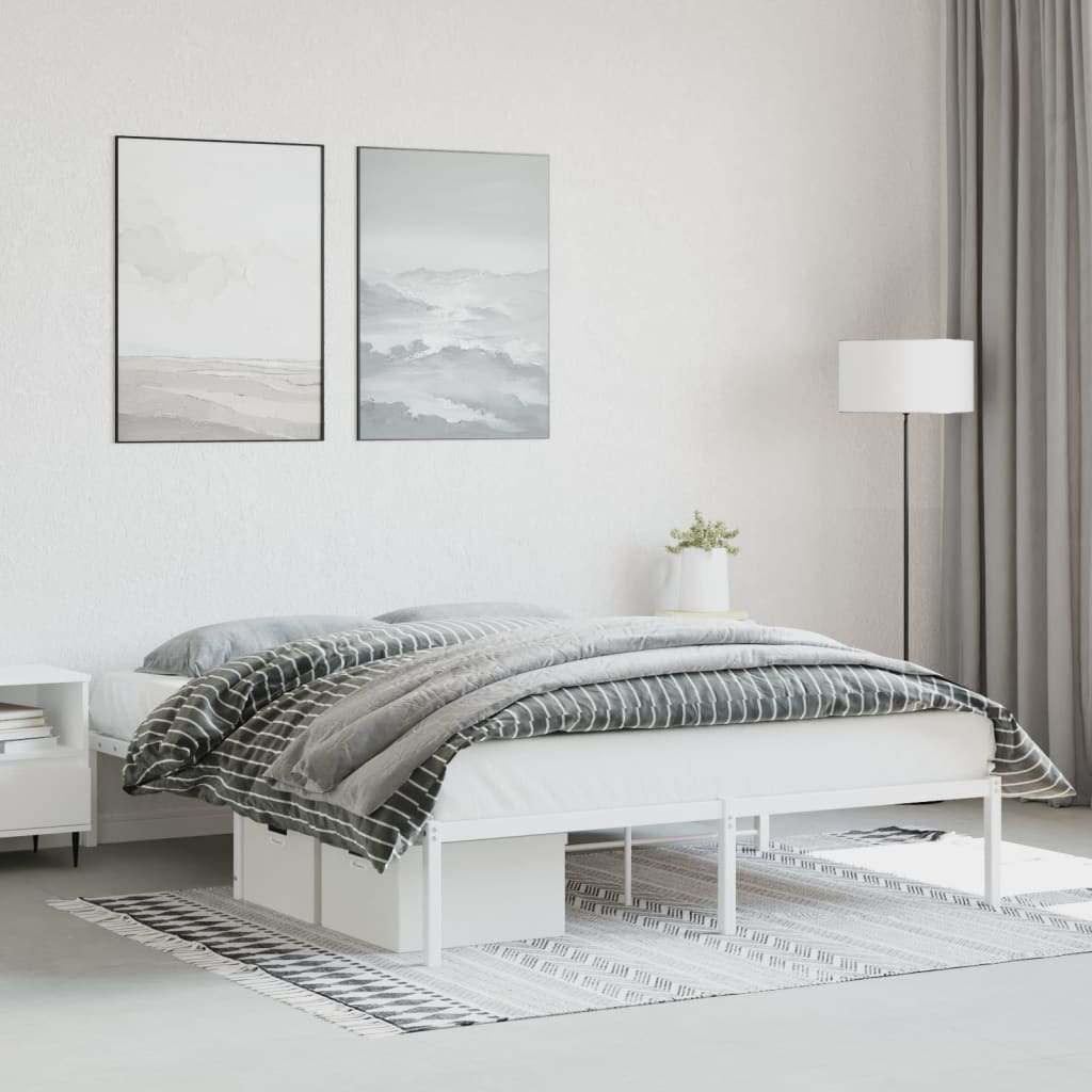 Giroletto in Metallo Bianco 150x200 cm | homemem39