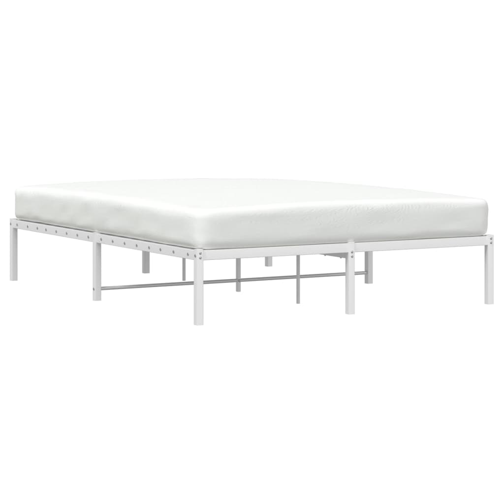 Giroletto in Metallo Bianco 160x200 cm | homemem39