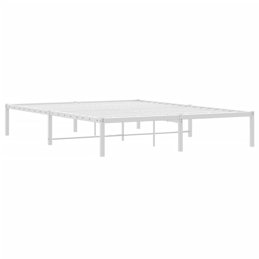 Giroletto in Metallo Bianco 160x200 cm | homemem39