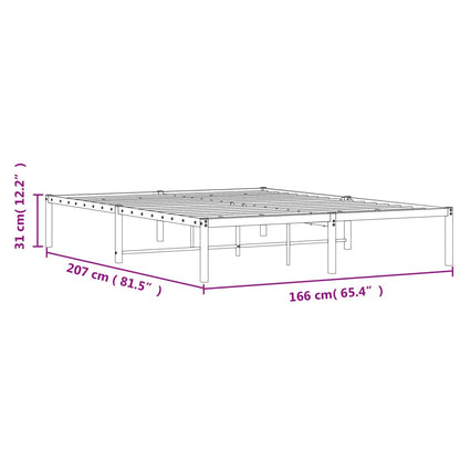 Giroletto in Metallo Bianco 160x200 cm | homemem39