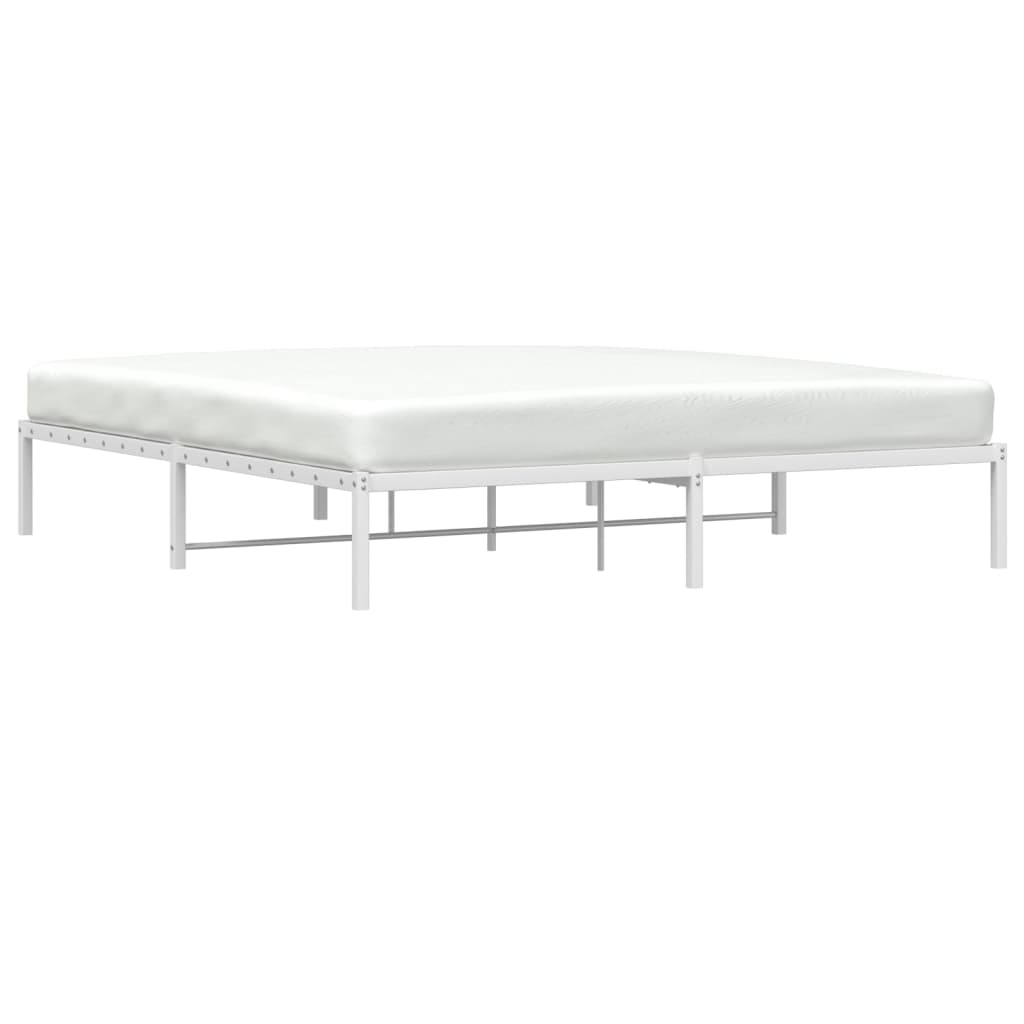 Giroletto Metallo Bianco 180x200 cm | homemem39
