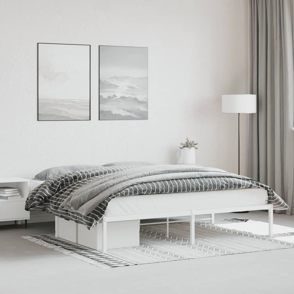 Giroletto Metallo Bianco 180x200 cm | homemem39