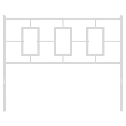Testiera in Metallo Bianco 107 cm - homemem39
