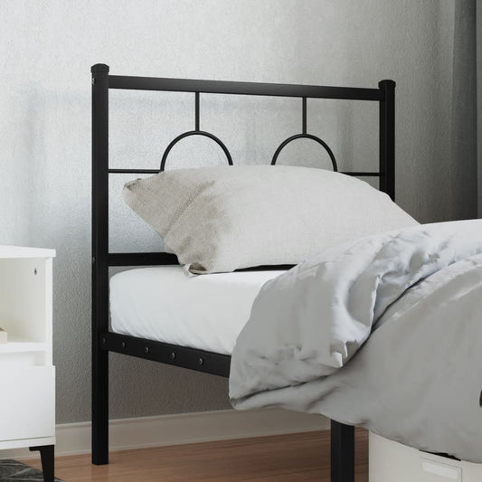 Testiera di Ricambio in Metallo Nero 75 cm | homemem39