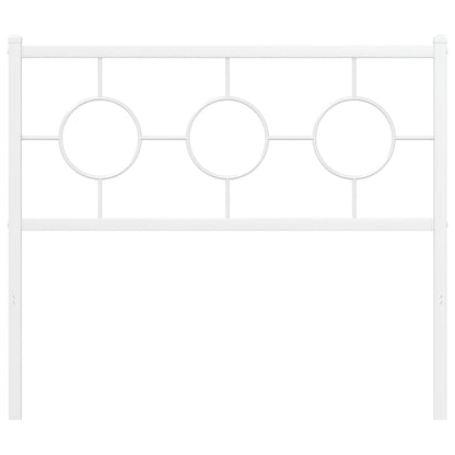 Testiera in Metallo Bianco 100 cm - homemem39