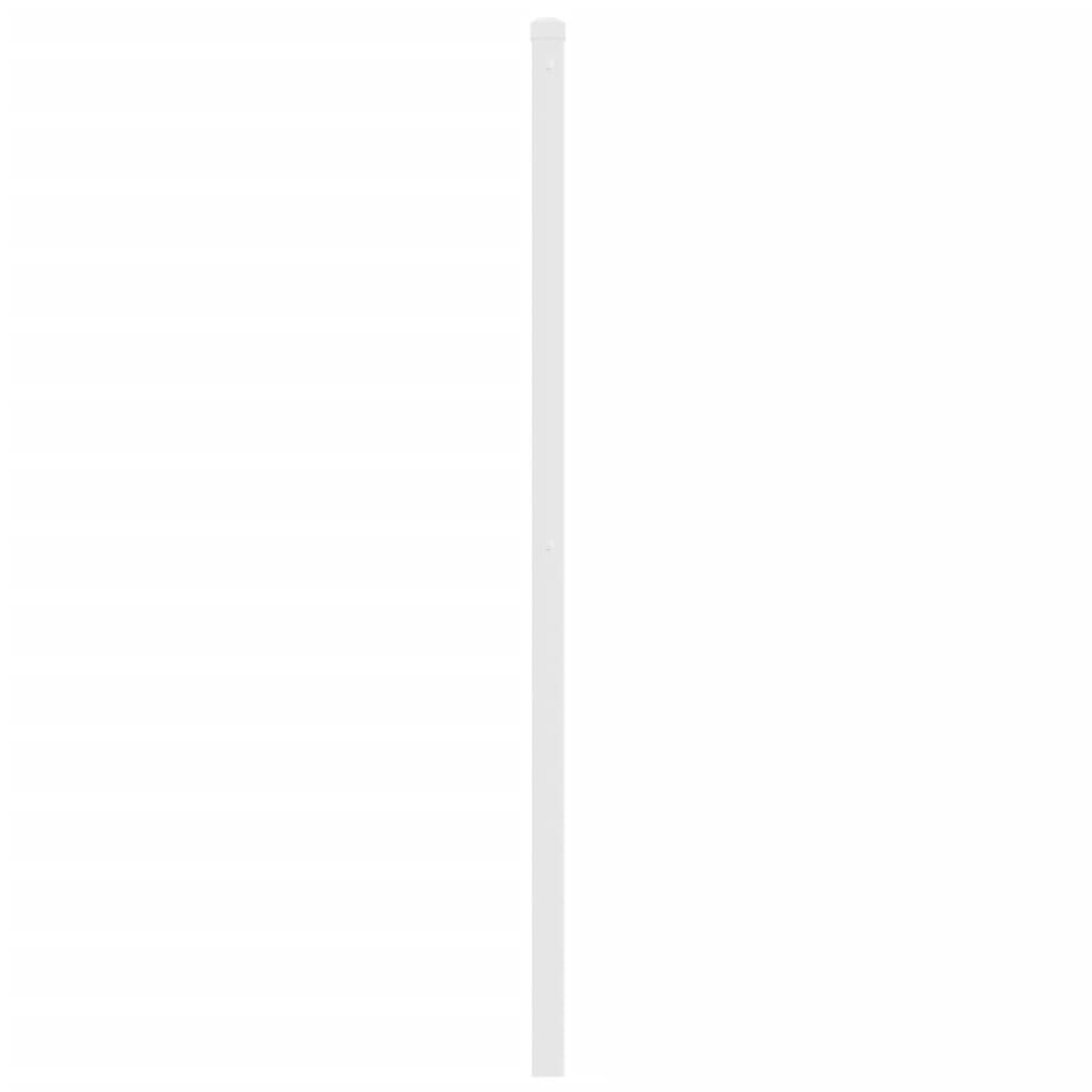 Testiera in Metallo Bianco 160 cm - homemem39