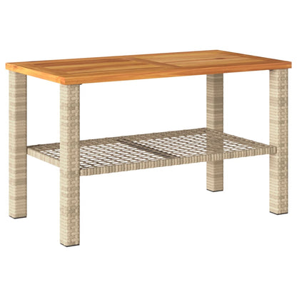 Set Divani da Giardino 4 pz con Cuscini in Polyrattan Beige | homemem39