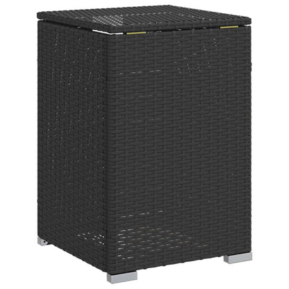 Tavolo Copri Serbatoio Propano Nero 40x40x60 cm in Polyrattan | homemem39