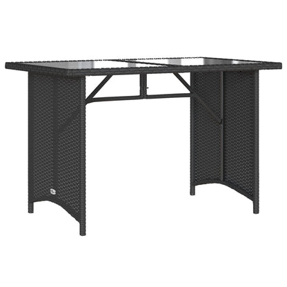 Set da Pranzo da Giardino 2 pz con Cuscini Nero in Polyrattan | homemem39