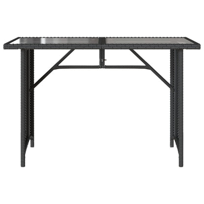 Set da Pranzo da Giardino 2 pz con Cuscini Nero in Polyrattan | homemem39
