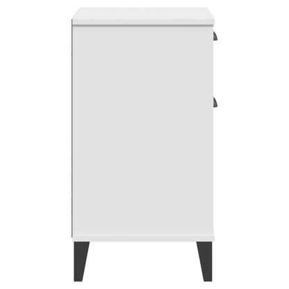 Comodino VIKEN Bianco in Legno Multistrato - homemem39
