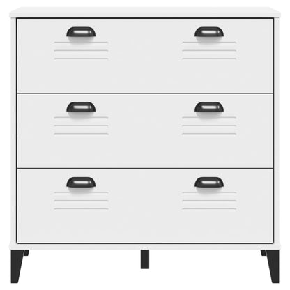 Cassettiera VIKEN Bianca in Legno Multistrato | homemem39