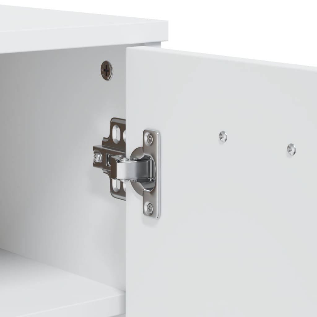 Scarpiera VIKEN Bianca in Legno Multistrato - homemem39