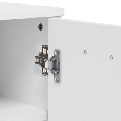 Scarpiera VIKEN Bianca in Legno Multistrato - homemem39