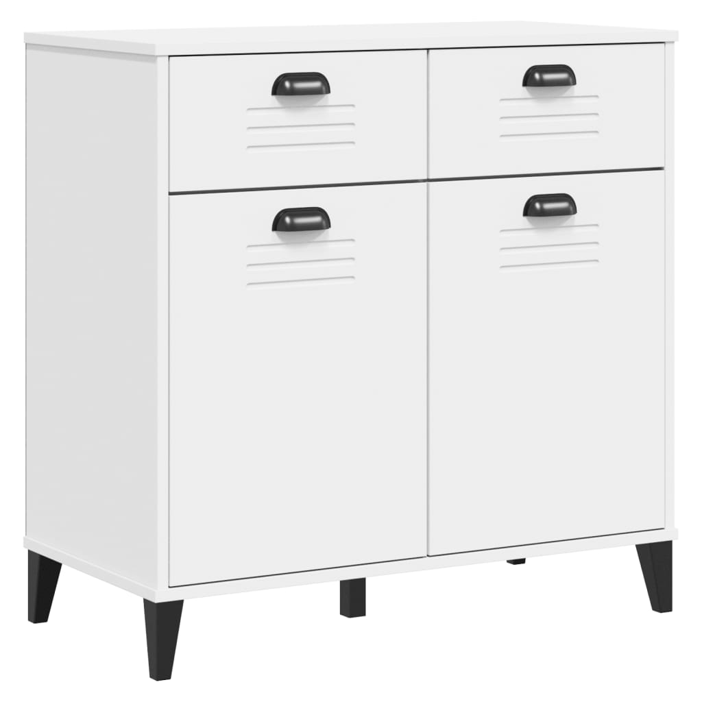 Credenza VIKEN Bianca 80x40x80 cm in Legno Multistrato | homemem39