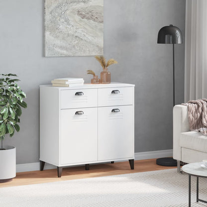 Credenza VIKEN Bianca 80x40x80 cm in Legno Multistrato | homemem39