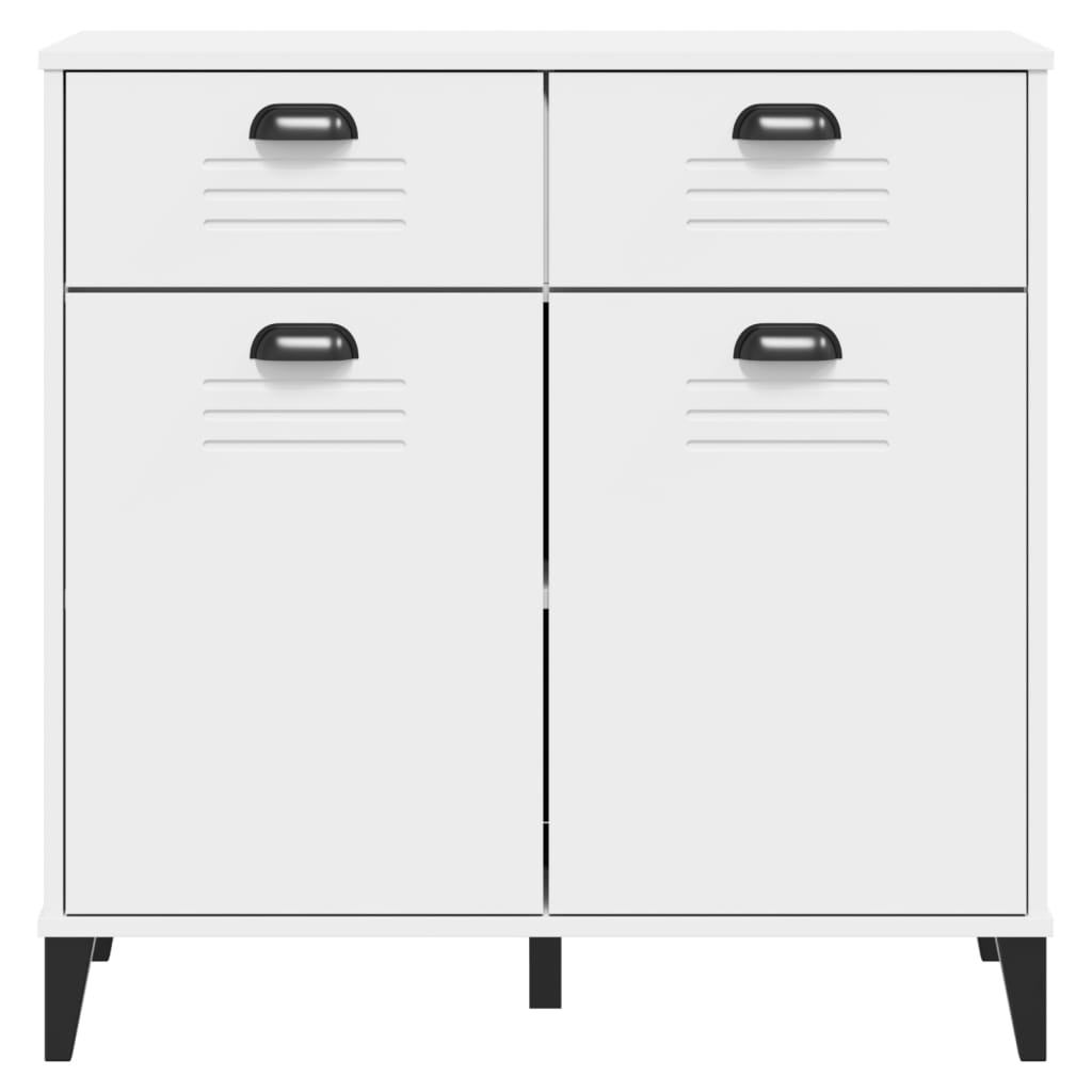 Credenza VIKEN Bianca 80x40x80 cm in Legno Multistrato - homemem39