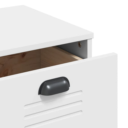 Credenza VIKEN Bianca 80x40x80 cm in Legno Multistrato | homemem39