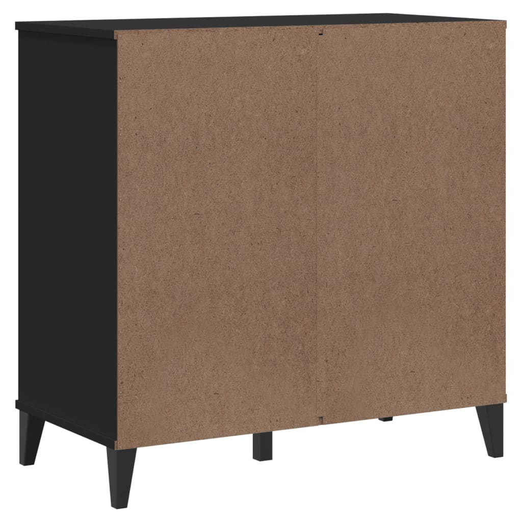 Credenza VIKEN Nera 80x40x80 cm in Legno Multistrato | homemem39