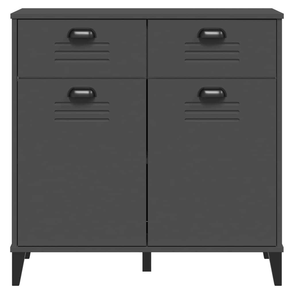 Credenza VIKEN Antracite 80x40x80 cm in Legno Multistrato | homemem39