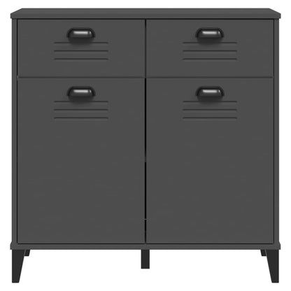 Credenza VIKEN Antracite 80x40x80 cm in Legno Multistrato | homemem39