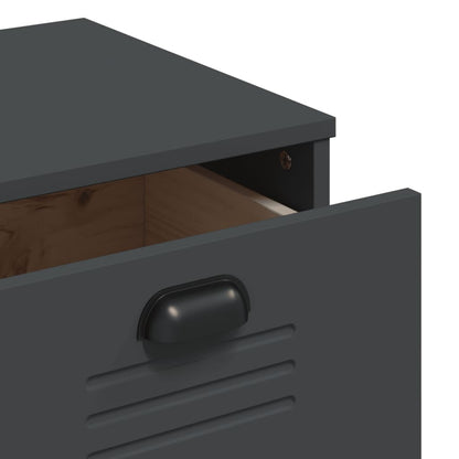 Credenza VIKEN Antracite 80x40x80 cm in Legno Multistrato | homemem39