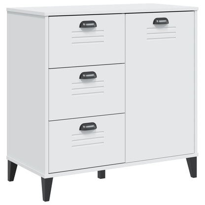 Credenza VIKEN Bianca 80x40x80 cm in Legno Multistrato | homemem39
