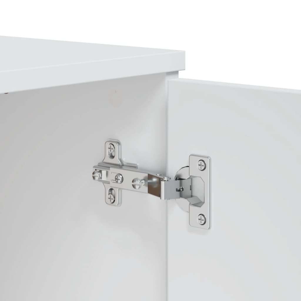 Credenza VIKEN Bianca 80x40x80 cm in Legno Multistrato - homemem39