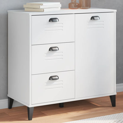 Credenza VIKEN Bianca 80x40x80 cm in Legno Multistrato | homemem39