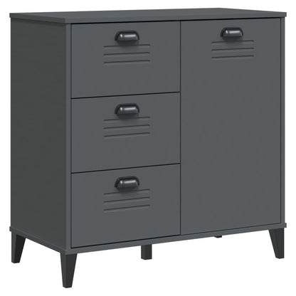Credenza VIKEN Antracite 80x40x80 cm in Legno Multistrato | homemem39