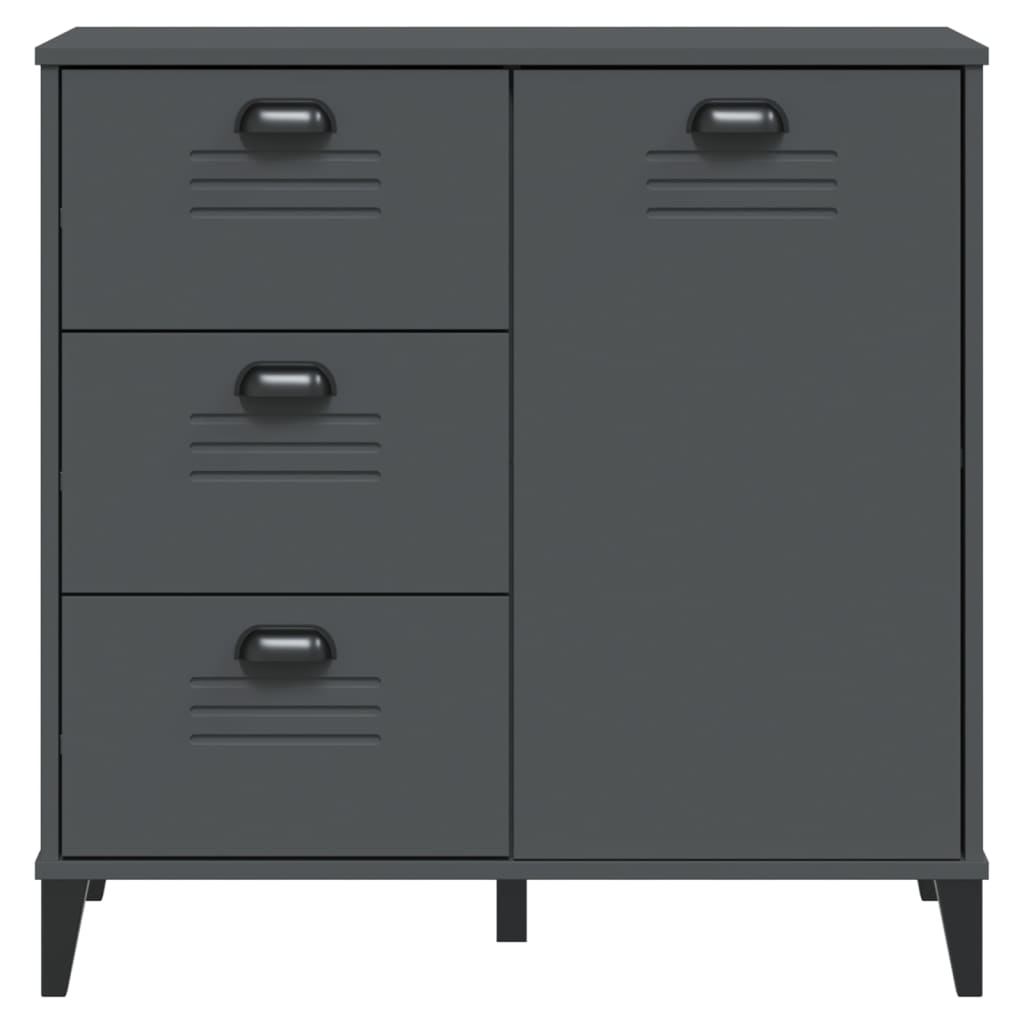 Credenza VIKEN Antracite 80x40x80 cm in Legno Multistrato | homemem39