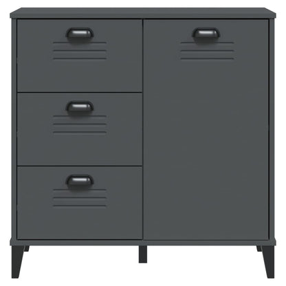 Credenza VIKEN Antracite 80x40x80 cm in Legno Multistrato | homemem39